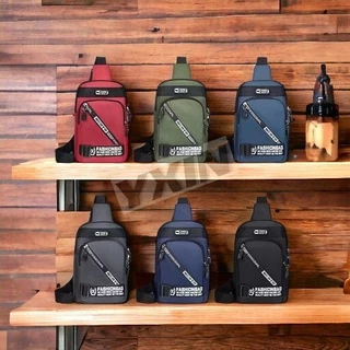 กระเป๋าคาดอก กระเป๋าสะพายไหล่ผู้ชาย D-156# ผ้าไนลอนกันน้ำได้ Fashion