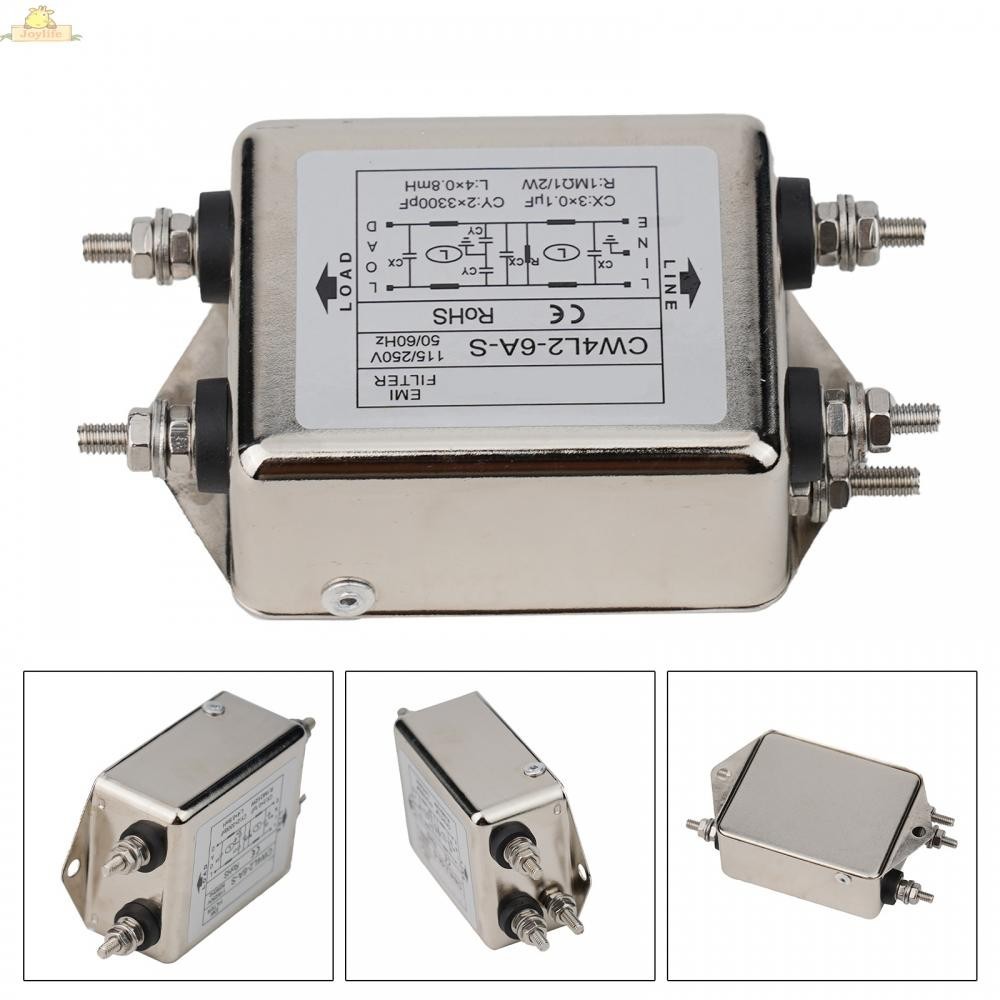 High Insertion Loss Doublestage Power Filter SinglePhase AC EMI Filter CW4L210AS⭐JOYLF