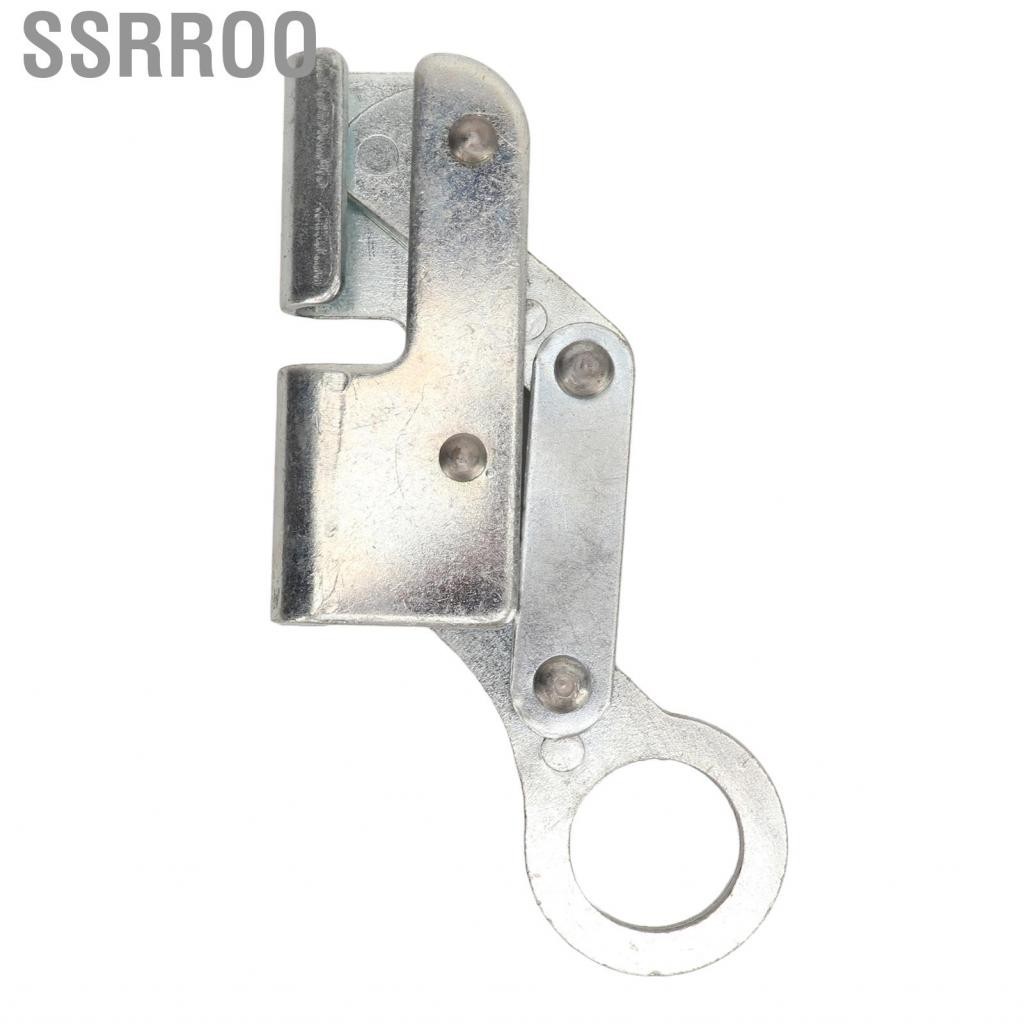 Ssrroo Safety Rope Self Locking Grab  Galvanized Steel Strong Load Bearing Built in Spring for Cave Exploration