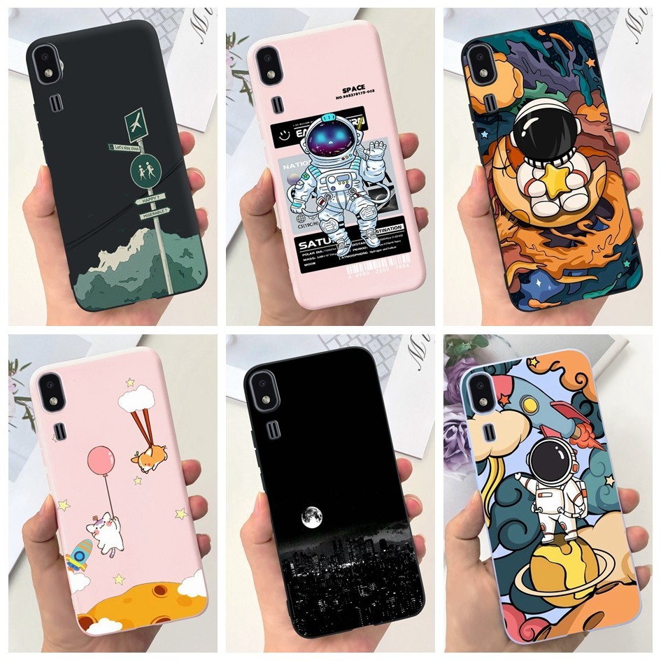 เคสโทรศัพท์มือถือแบบนิ่ม กันกระแทก ลายจรวดนักบินอวกาศน่ารัก สําหรับ Samsung Galaxy A2 Core Case SM-A260F A260G A 2 A2Core