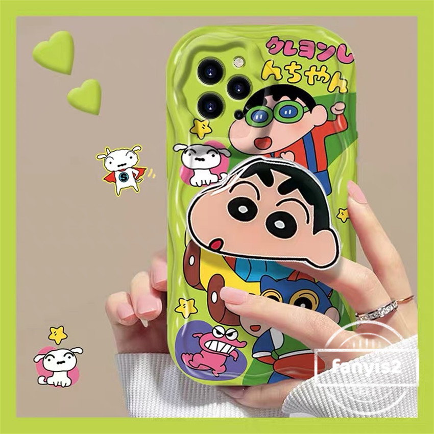 Samsung A06 A16 A35 A55 A15 A05 A05s A14 A13 A12 A53 A52 A51 A04 A03S A22 A23 A24 A34 A50 A30 A50S A54 S24 Ultra Shin-chan การ์ตูนเคสโทรศัพท์INS