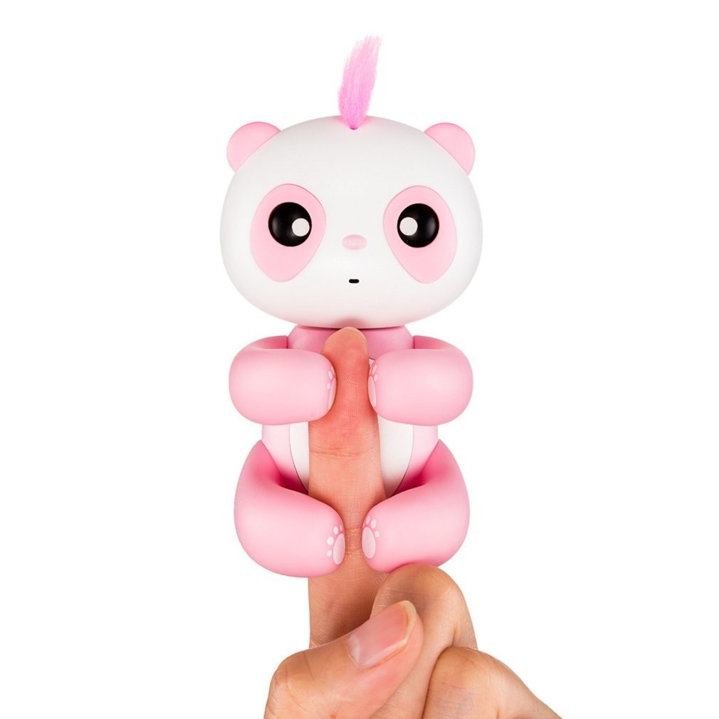 ⚡FX08⚡Fingerlings Robert Fingertips Panda Electronics Doll Hanger Educational Toy