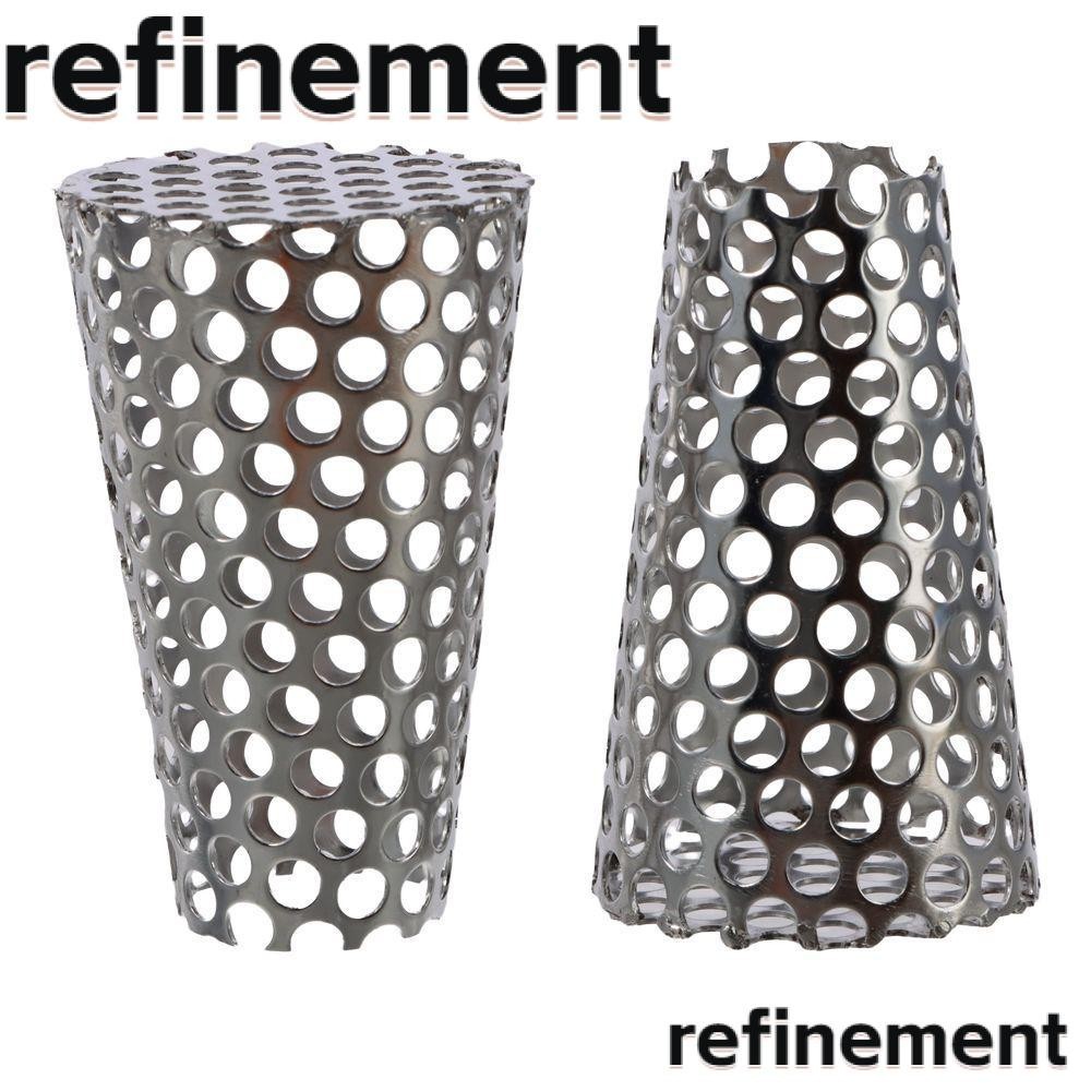 Refinement ท่อระบายน้ํา สเตนเลส 304 กันอุดตัน สีขาว ทนทาน PVC