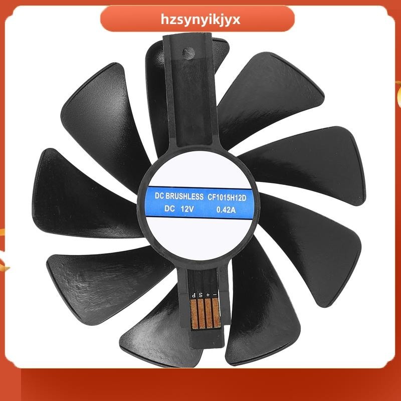 【hzsynyikjyx】พัดลมระบายความร้อนการ์ดวิดีโอ Cf1015h12d DC12V 95 มม. แบบเปลี่ยน สําหรับ Sapphire NITRO RX480 8G RX 470 4G GDDR5 RX570 4G 8G D5 RX580 8G