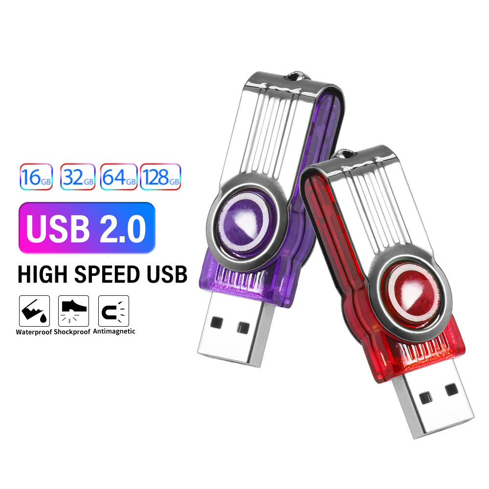 （พร้อมส่ง）แฟลชไดร์ฟ 2GB 4GB 8GB 16GB 32GB 64GB JASTER Portable High speed USB Flash Drive Plastic Pen drive