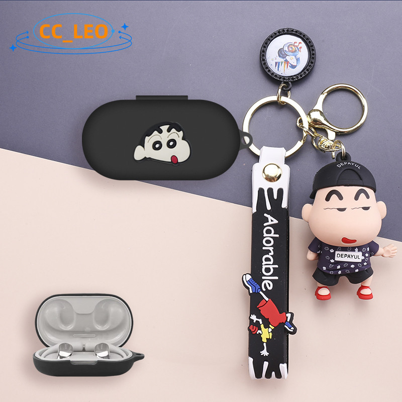 for Xiaomi OpenWear Stereo Case Cartoon Crayon Shin-chan Keychain Pendant Silicone Soft Case Cute Strawberry Bear Xiaomi OpenWear Stereo Protective Sleeve