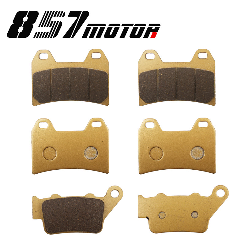 ผ้าเบรคหลังด้านหน้าสําหรับ BMW F800GT 13-15 F800R 09-14 F800S 06-10 F800ST 06-12 G650 XMOTO 07-09 F 