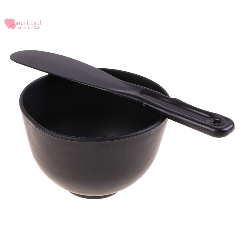 Renbg 2PCS DIY Facial Face Mask ชุดเครื ่ องมือผสมชาม Stick ช ้ อน Spatula Make Up เครื ่ องมือ TH