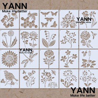 Yann1 ลายฉลุ airbrush stencils สําหรับภาพวาดบนผ ้ าใบ stenci…