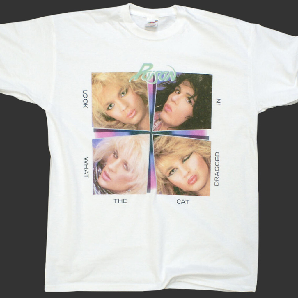 เสื้อยืดโลหะ Poison Rock Unisex