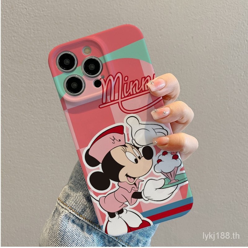 น่ารักการ์ตูนmickey mouse hard Caseเต็มรูปแบบAnti drop hard Caseเคสโทรศัพท์เหมาะสําหรับiPhone 15 14 13 12 11 pro Max se X XR XS Max 7 8 6s Plus &**-