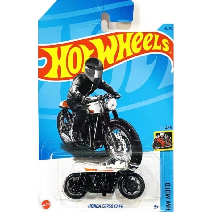Hotwheels Hotwheels Hotwheels HONDA Coffee Motorcycle White/HONDA CB750 CAFE 141 23N
