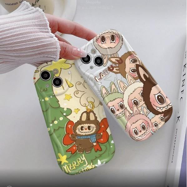 🔥🔥 ส่งจากไทย labubu เคสไอโฟน11 15PRO 15 13 14 14plus 15 pro max XR 12 13pro เคสเกาหลี 6P 7P 8P 14pro