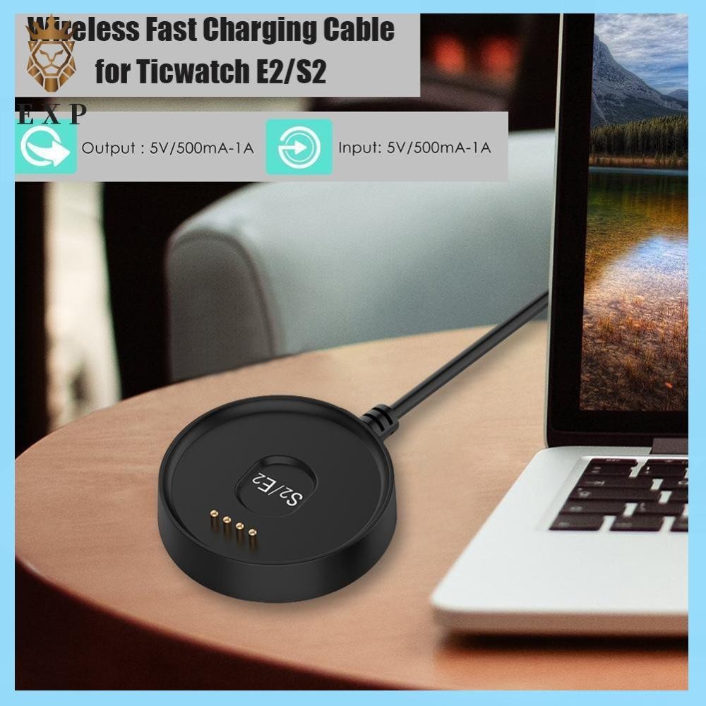 [ระเบิด1.th ] Usb Smart Watch Fast Charger Cradle แท ่ นชาร ์ จสําหรับ Ticwatch E2/S2