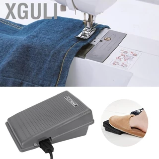 Xguli เหยียบควบคุมเท้าสำหรับจักรเย็บผ้า Brother 220-240V พร้อมสายไฟและอะแดปเตอร์