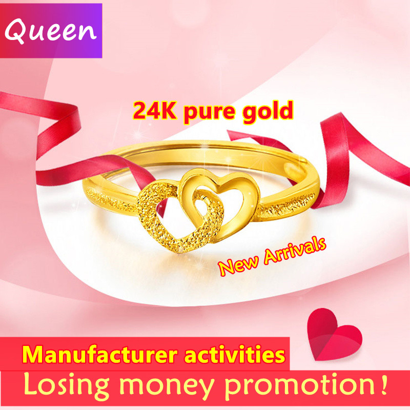 มีเก็บเงินปลายทาง แหวนทองคำเเท้ Gold Ring แหวนทอง 1 กรัม แหวน 1 กรัม ทองแท้ 96.5% คละลาย/คละไซส์ ขายได้จำนำได้ มีใบรับปร