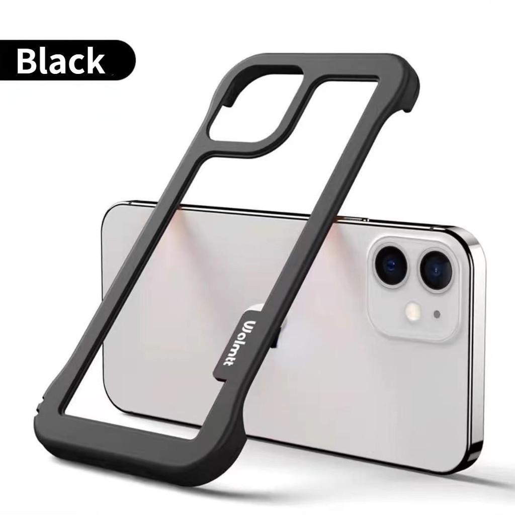 Breathable Silica Gel Borderการกระจายความร้อนCoolingเคสโทรศัพท์เหมาะสําหรับiPhone 11 12 13 14 15 Pro Max Plus X XS Max XR 7 8 Plus SE 2020 กันกระแทกFramelessกรณีปก