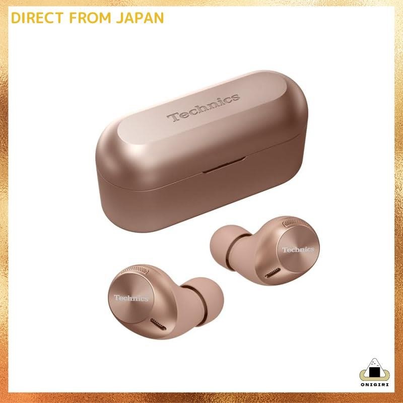 Technics Wireless Earphones EAH-AZ40M2-N Rose Gold Bluetooth Noise Cancelling 3-Device Multipoint IP