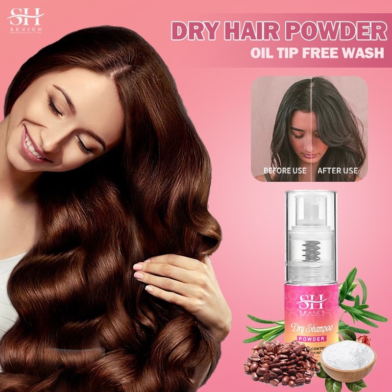Sevich Hair Powder Oily Hair Powder Dry Shampoo Powder สเปรย ์ จัดแต ่ งทรงผมเนื ้ อ 25g/100g