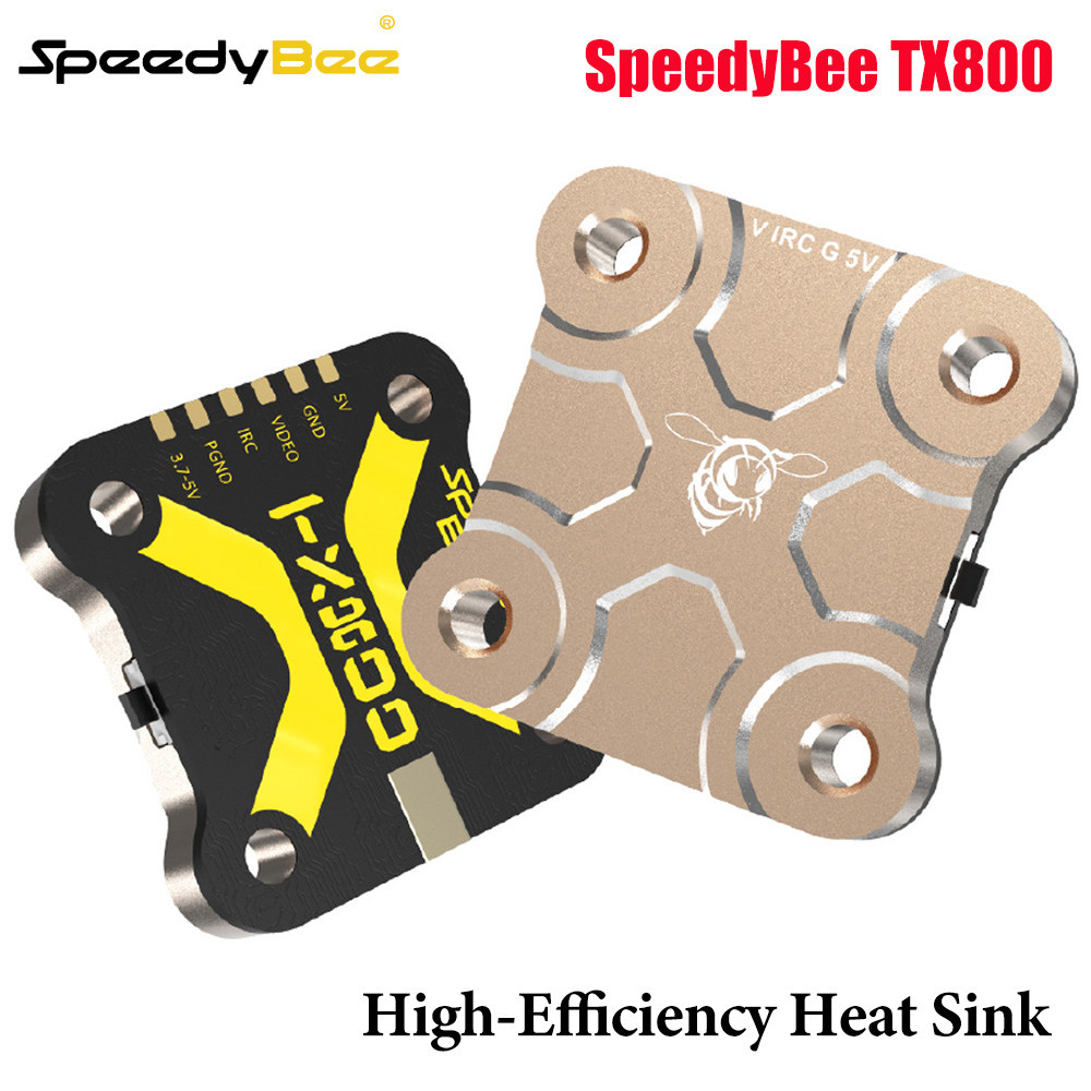 Speedybee TX800 VTX 5.8G 48CH ความร้อนที่มีประสิทธิภาพสูง Sink เครื่องส่งสัญญาณวิดีโอ PitMode 25/200