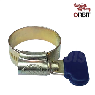 ORBIT เข็มขัดรัดท่อเหล็ก หางปลาหุ้มPVC ผลิตจากเหล็กชุบอิเลคโตรเพลทติ้งทั้งตัว ทนการกัดกร่อน รองรับแรงบิดสูง