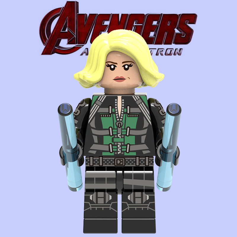 เข ้ ากันได ้ กับ Lego Building Blocks Minifigures Marvel Avengers 3 Superhero 931 Black Widow Boy Xinhong