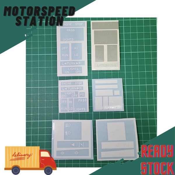 สวิตช์สติ๊กเกอร์ Stiker Suis 125zr/RXZ มอเตอร์ Stiker มอเตอร์