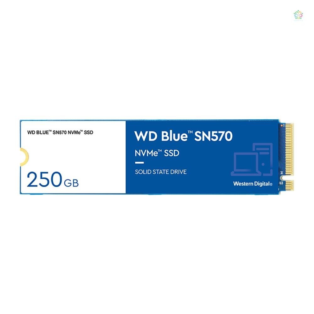 Wd Blue SN570 250GB SSD NVMe Solid State Drive M.2 2280 อินเทอร ์ เฟซความจุขนาดใหญ ่ การส ่ งผ ่ านความเร ็ วสูง Slim Compact SSD