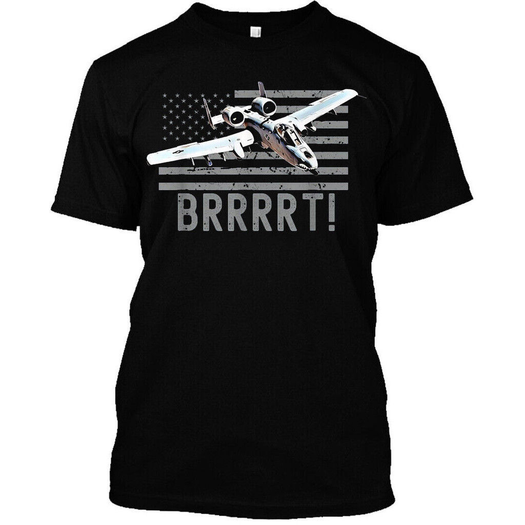 เสื้อยืดนักบิน A10 Thunderbolt Warthog Brrrt ตลก
