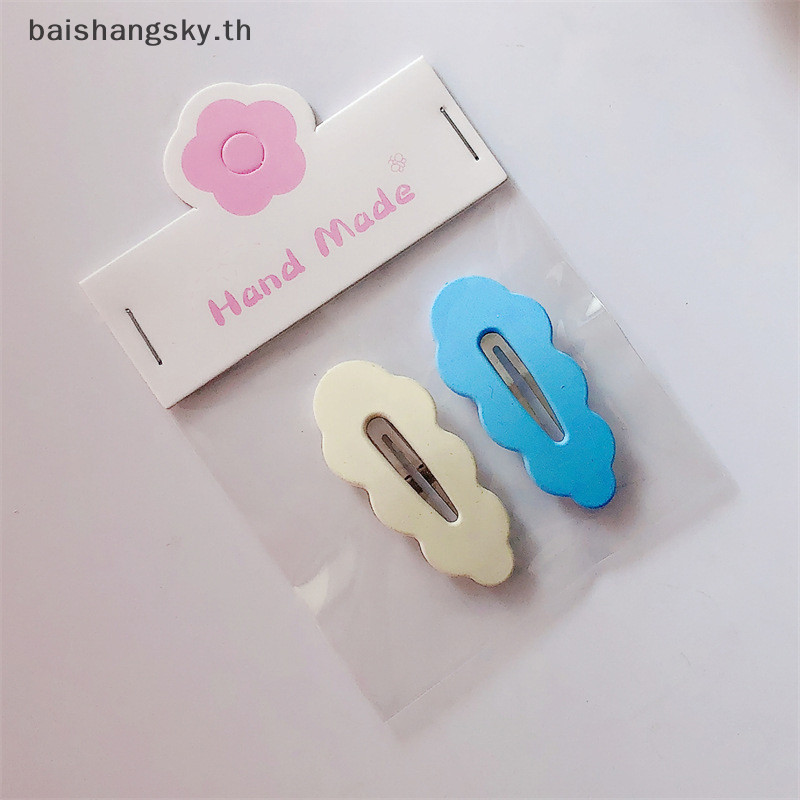 Byth 50 ชิ้นดอกไม้สี Hairpins กระดาษแข็งเครื่องประดับบรรจุภัณฑ์ถุงการ์ดกระดาษการ์ดสร้อยคอสร้อยข้อมือต่างหูกระดาษแข็งบรรจุภัณฑ์ byth