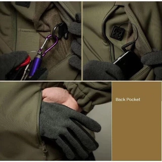 F2C แจ็กเก็ตผู้ชาย กันลม Tactical Jackets สวมใส่สบาย คุณภาพสูง