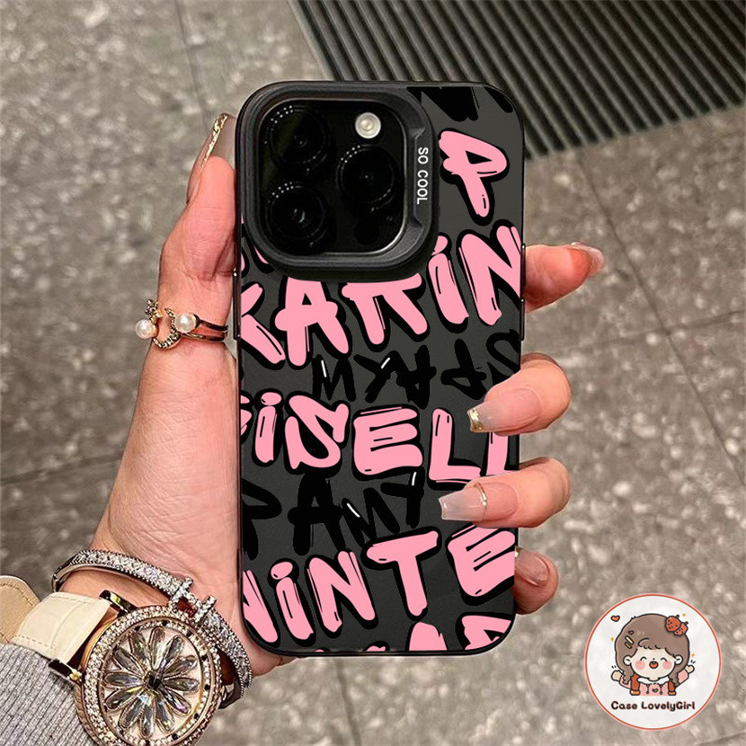 🔥Gradient English letters เคส OPPO A58 A18 A38 A98 A78 A77s A17 A16 A15 A5s A3s A54 A55 A5 A9 A12 A95 A94 A52 A74