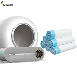 【 5 ม ้ วน 】TONEPIE ถุงขยะกล ่ องครอกแมว 45ซม. X 50ซม