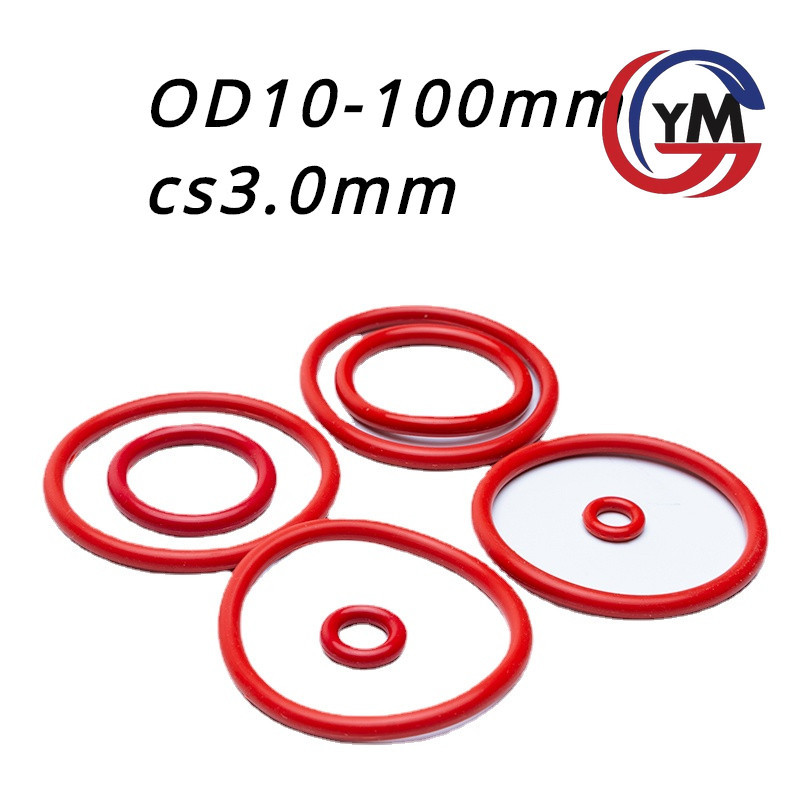 [ Ymh1] โอริง ORing O-ring ยางโอริง VMQ เลือกขนาดได้ (OD10-100 mm * cs3.0 mm )