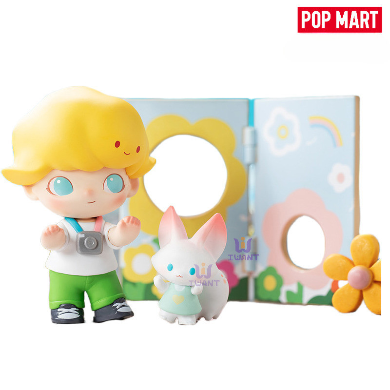 [secret] Popmart POPMART DIMOO Dating Holiday Series Figure-Made Mystery Box อินเทรนด์เล่นตกแต่งน่ารักของแท้ของเล่นวันหยุดของขวัญ
