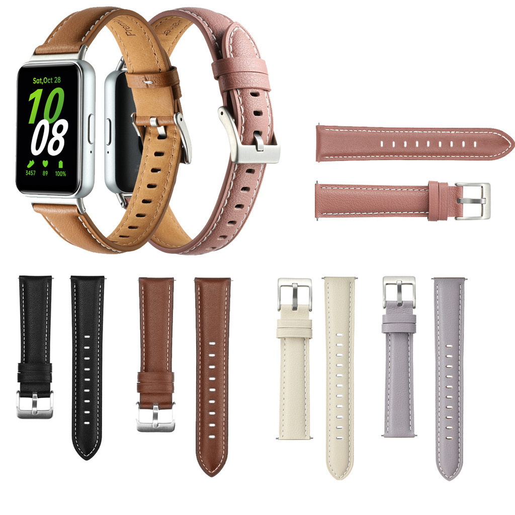 สายหนังสําหรับ Samsung Galaxy Fit3 Fit 3 SM-R390 สายรัดข้อมืออุปกรณ์เสริม Band
