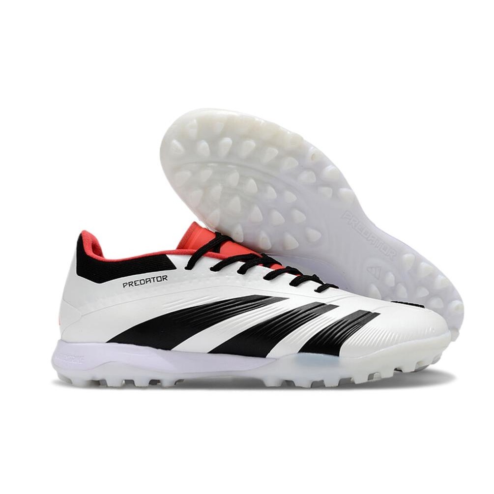 Ad PREDATOR ELITE TF รองเท ้ าฟุตบอลกันลื ่ นสีขาว Eur39-45