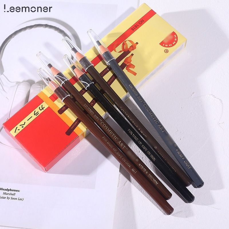 【Lemon】HENGSI เขียนคิ้วเชือกดึง เขียนได้ทรง เขียนคิ้วกันน้ำ สําหรับแต่งหน้าเขียนคิ้ว เนื้อดี ดินสอเขียนคิ้วเชือก-LN