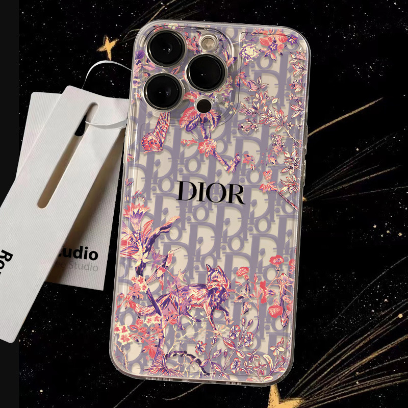 เคสไอโฟน 15/14/13/12/11 Pro max Fashion แนวโน้มy Brand flowers โปร่งใส Compatible Case iPhone 11,12,13,14,15,16,11PM,12PM,13PM,14PM,15PM,16PM,16Plus,X/Xs, XR,7 +,8Plus