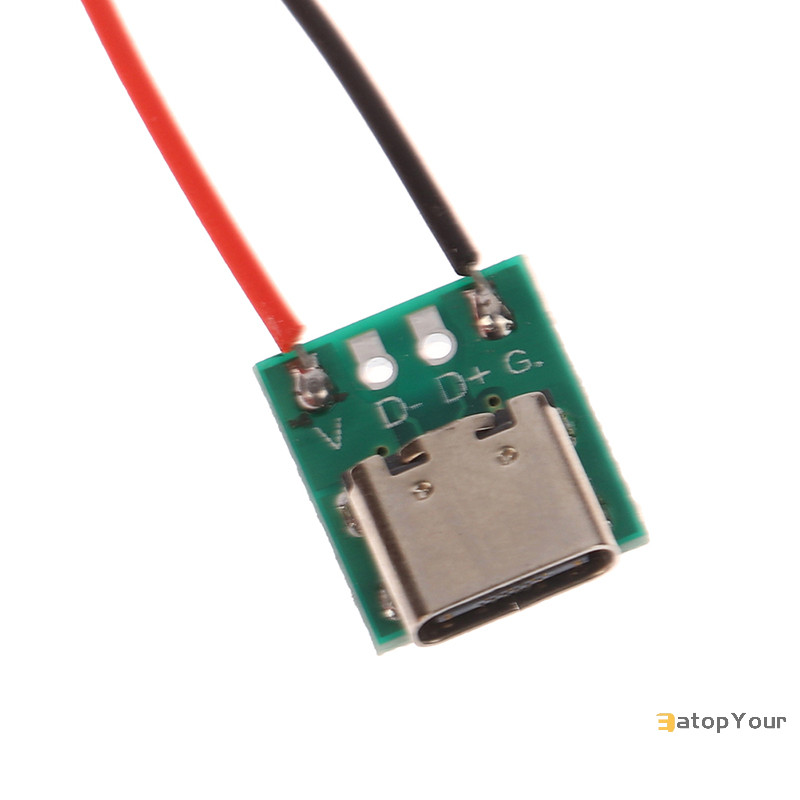 Eatopyour] Type-c PCB พร้อมอะแดปเตอร์แปลง Cabel Micro USB เป็น DIP หญิงเชื่อมต่อ Breakout Board สายชาร์จบอร์ดบัดกรีซ็อกเก็ตใหม่