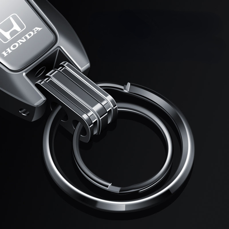 พวงกุญแจรถโลหะผสมสังกะสีคุณภาพสูงสําหรับ Honda Civic City Odyssey Vezel CRV Accord - รูปที่ 4