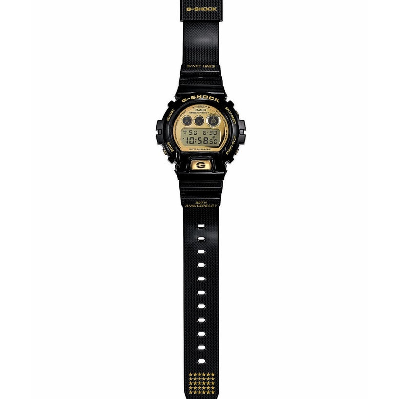 G-shock DW6900 30TH ANNIVERSARY BLACK GOLD COLOUR Sports นาฬิกาผู ้ ชาย