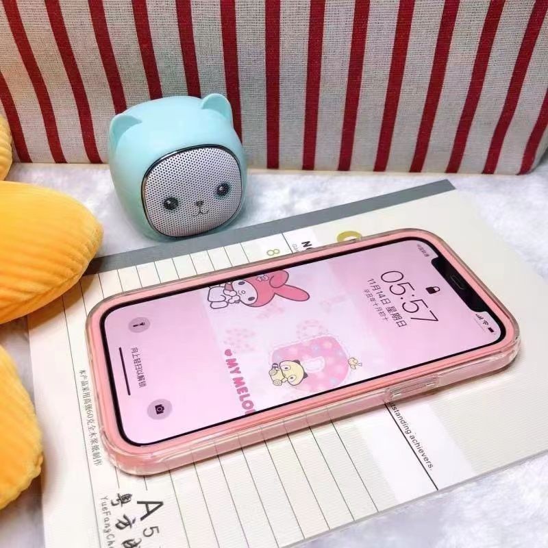 โปร่งใส 2 in 1 Candy สีกันชนเคสโทรศัพท์สําหรับ iPhone 13 11 12 Pro Max XR X XS Max 6 6s 7 8 Plus 13Mini 12Mini ซิลิโคนกันกระแทก