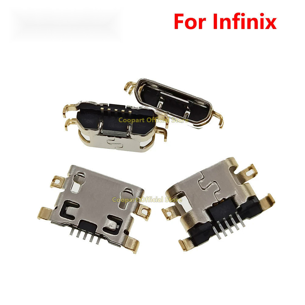 อุปกรณ์เชื่อมต่อพอร์ตชาร์จ USB สําหรับ Infinix note7 lite 10-50 ชิ้น