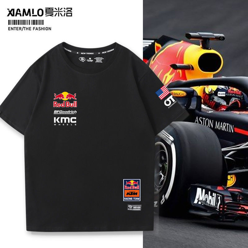 Redbull KTM Racing Jersey Short Sleeve MOTOGP Motorcycle DUKE890 DUKE790 Cycling Pure Cotton T-Shirt
