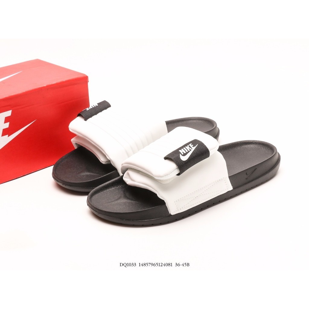 Nike W BENASSI STUSSY รองเท้าแตะแฟชั่นรองเท้าผู้ชายรองเท้าผู้หญิงรองเท้าแตะกันลื่น