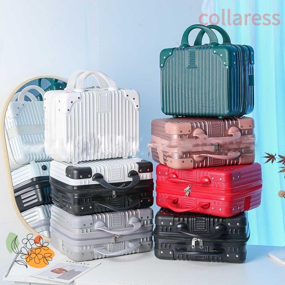 Collaress กระเป๋าเดินทาง, กล่องเครื่องสําอางขนาดเล็ก 14 นิ้ว, ที่เก็บกระเป๋าเดินทางขายร้อน Hand Boarding สําหรับผู้หญิง