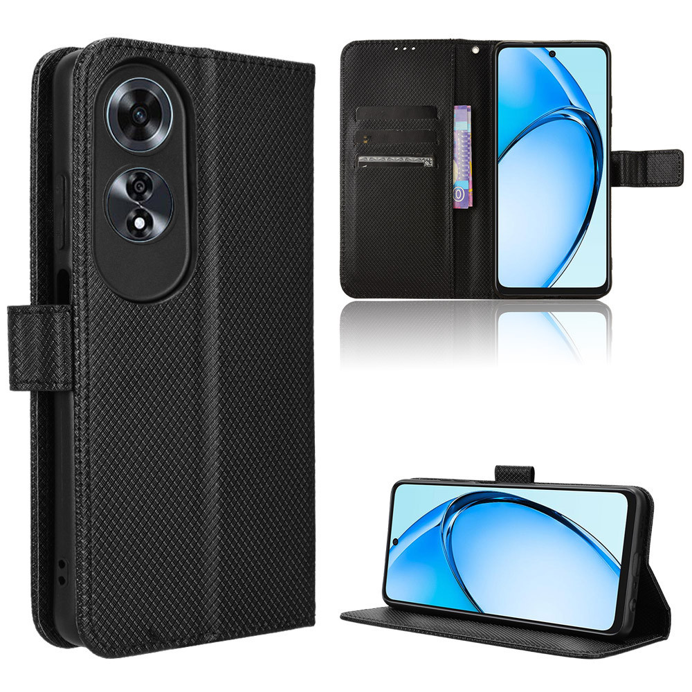 สําหรับ OPPO A60 CPH2631 กรณีพลิก PU กระเป ๋ าสตางค ์ หนังกลับสําหรับ OPPO A60 CPH2631 เคสโทรศัพท ์