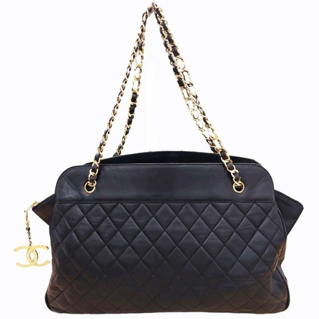 Chanel Vintage 1st Matrasse Chain Shoulder Bag Coco Mark Direct from Japan Secondhand