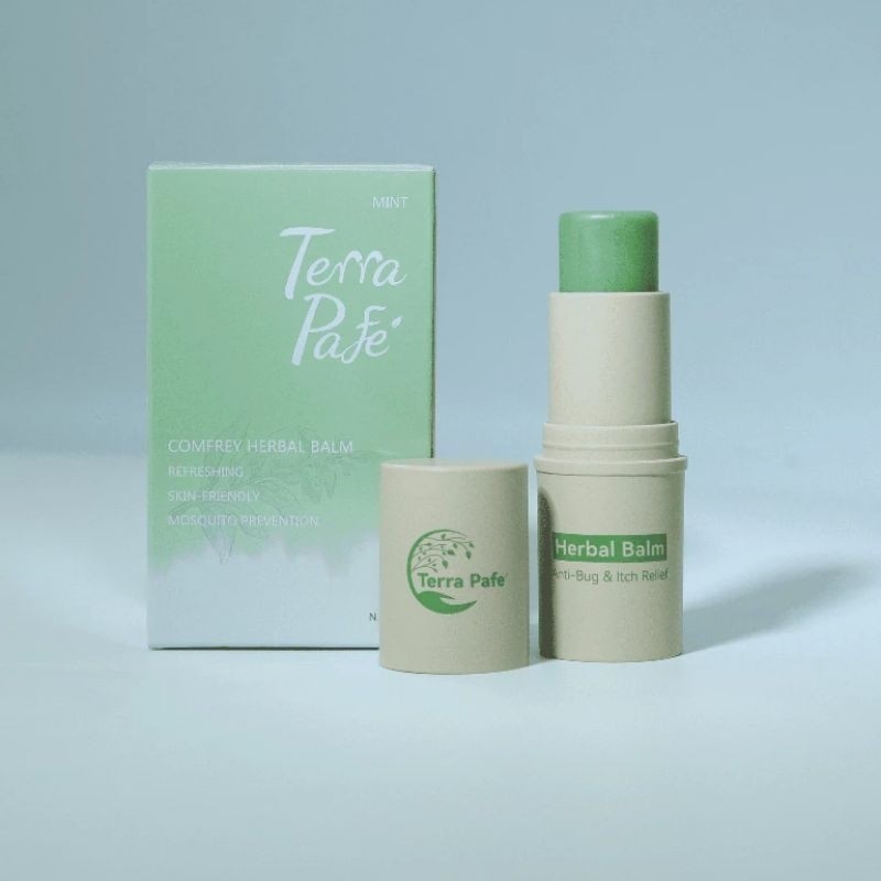 บาล์มอโรม่า แก้วิงเวียน ปวดไมเกรน เทอร่า พาเฟ่ บาล์มทายุงกัด บาล์มแท่ง ยาดม Terra Pafe Comfrey Balm